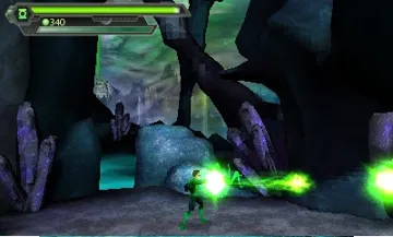 Green Lantern Rise of the Manhunters (Usa) screen shot game playing